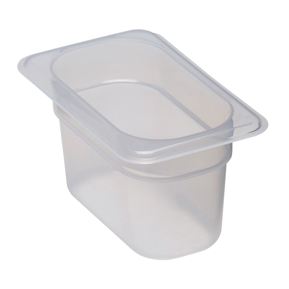 Cambro 94PP190 Food Pan - 1/9 Size, 4" Deep Translucent Polypropylene, NSF — Case of 6 pieces