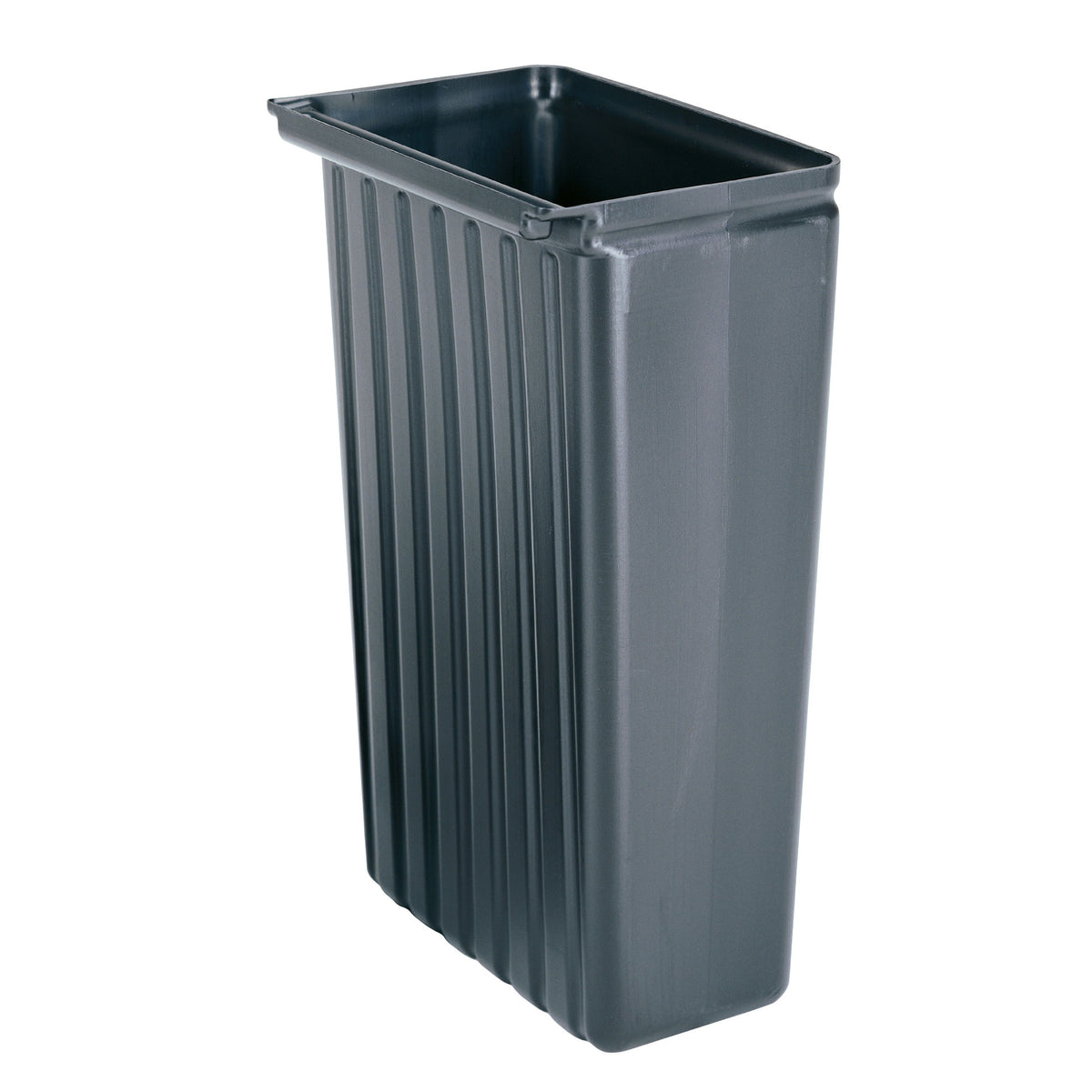 Cambro BC331KDTC110 8 Gallon Black Trash Container for KD Service Cart