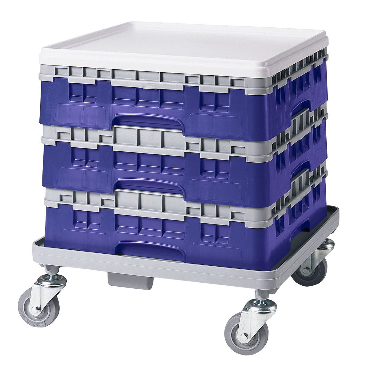 Cambro BR414186 Camrack Base Rack, Full Size, Navy Blue, Polypropylene, 19-3/4" x 19-3/4", 4-7/8" Inside Rack Height — Case of 5 pieces