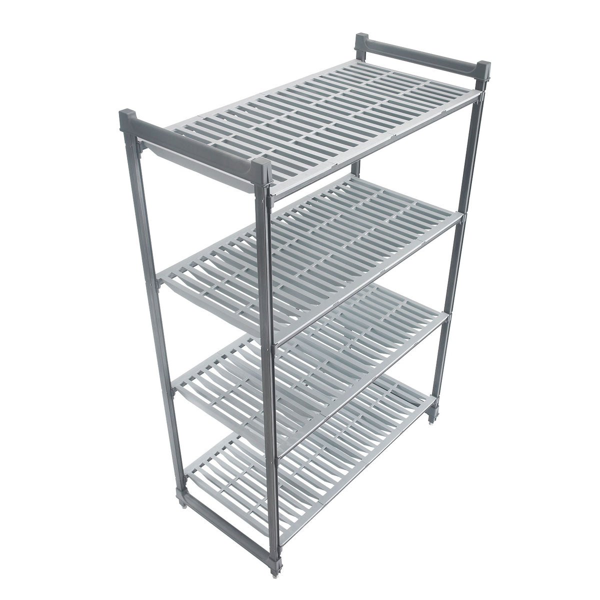 Cambro CBU215472V4580 Camshelving Basics Plus 4-Shelf Stationary Starter Unit - 21" x 54" x 72"