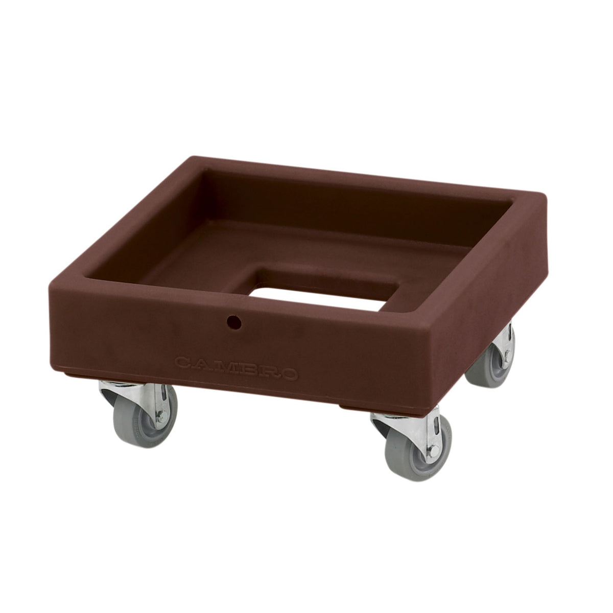 Cambro CD1313131 Dark Brown Camdolly Milk Crate Dolly w/ 250 lb Capacity