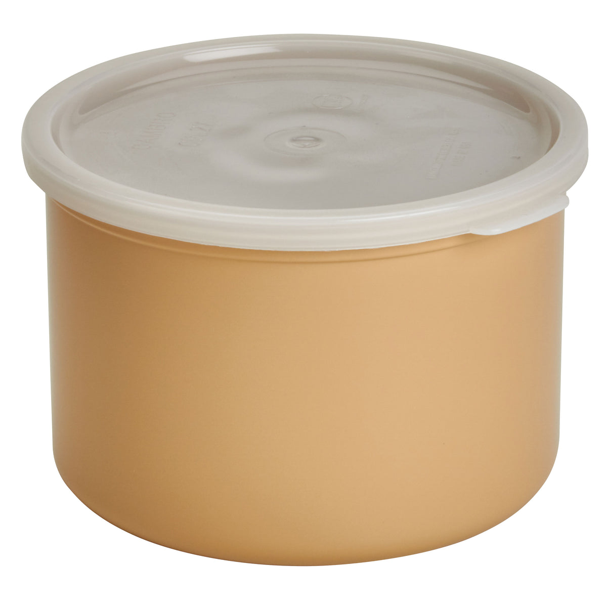 Cambro CP15133 - 1.5 Qt Salad Crock, 6-5/8" Dia x 4-5/16" H, Beige Polypropylene, NSF — Case of 6 pieces