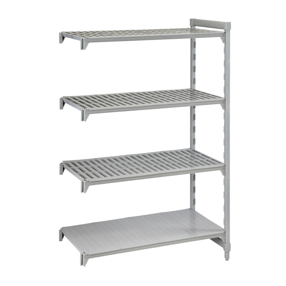 Cambro CPA216064VS4480 Camshelving Premium 4-Shelf Vented/Solid Add On Unit - 21" x 60" x 64"