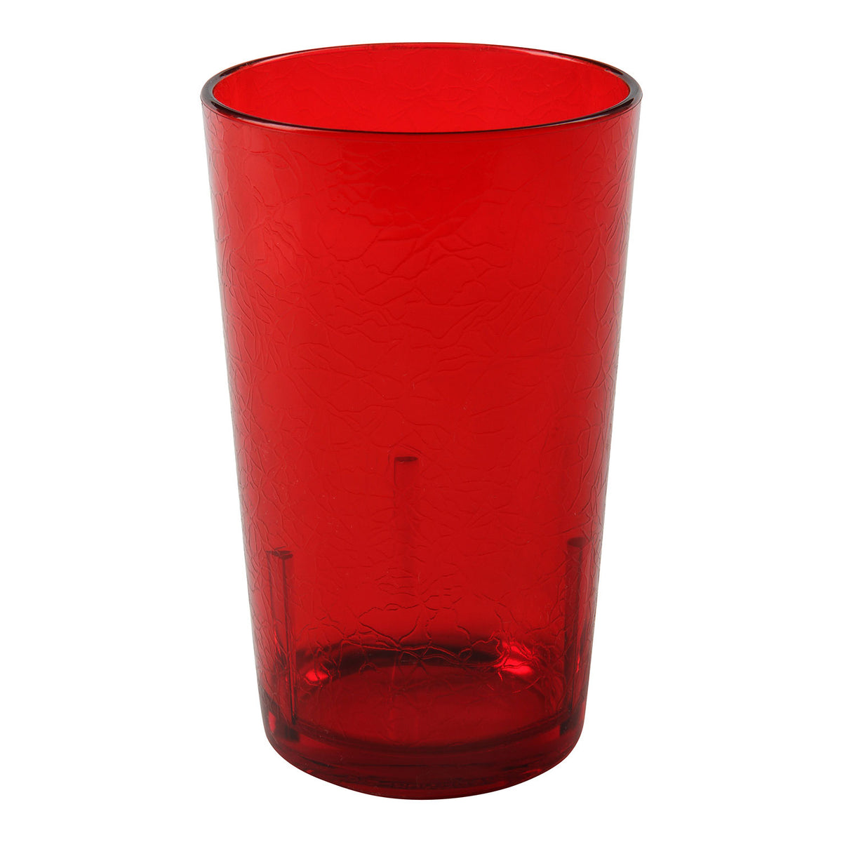 Cambro D12156 - Del Mar Tumbler, 12 oz, 2-15/96" Top, Ruby Red Finish, SAN Plastic, Stackable — Case of 36 pieces