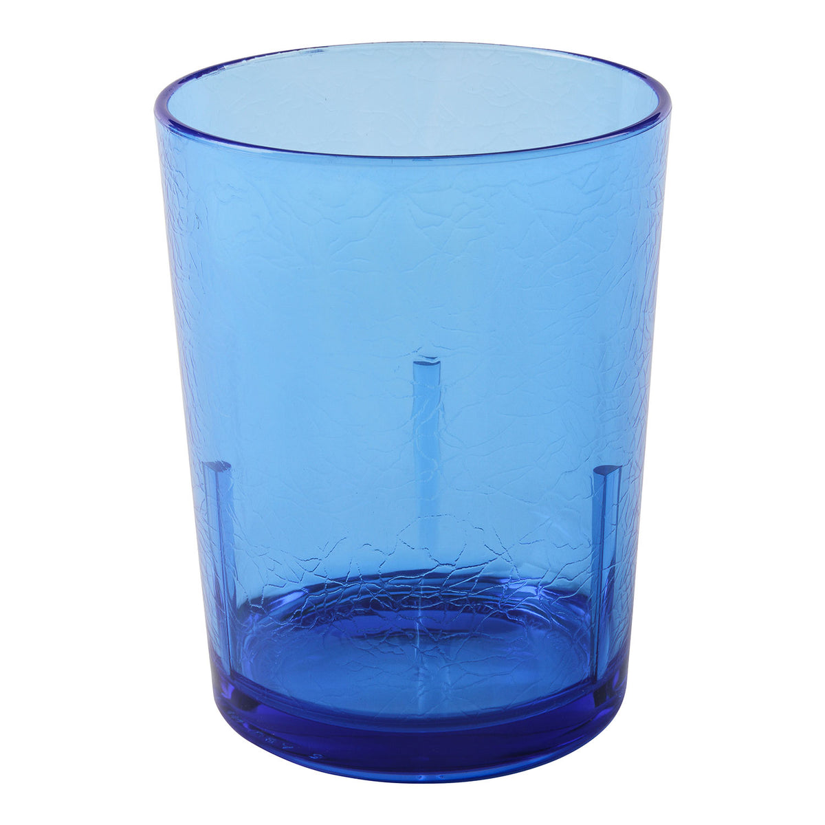 Cambro D14608 Del Mar Tumbler - 14 oz, 3.25"x4.19" Blue Crackled SAN, Stackable - Made in USA — Case of 36 pieces
