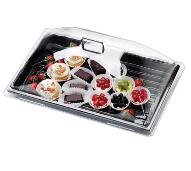 Cambro DD1826CW135 Cover - 26-3/4" W x 18-7/8" D x 8-7/8" H Polycarbonate, Fits 18" x 26" Tray