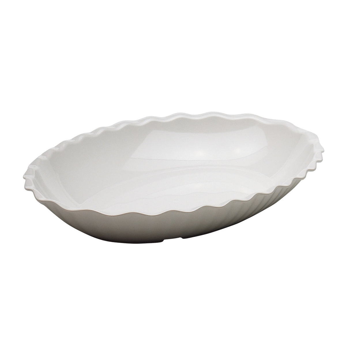 Cambro DP15148 Deli Platter - 3.4 Qt Oval, 11-5/16" x 15-3/4" White SAN, NSF-Listed, Made in USA — Case of 6 pieces