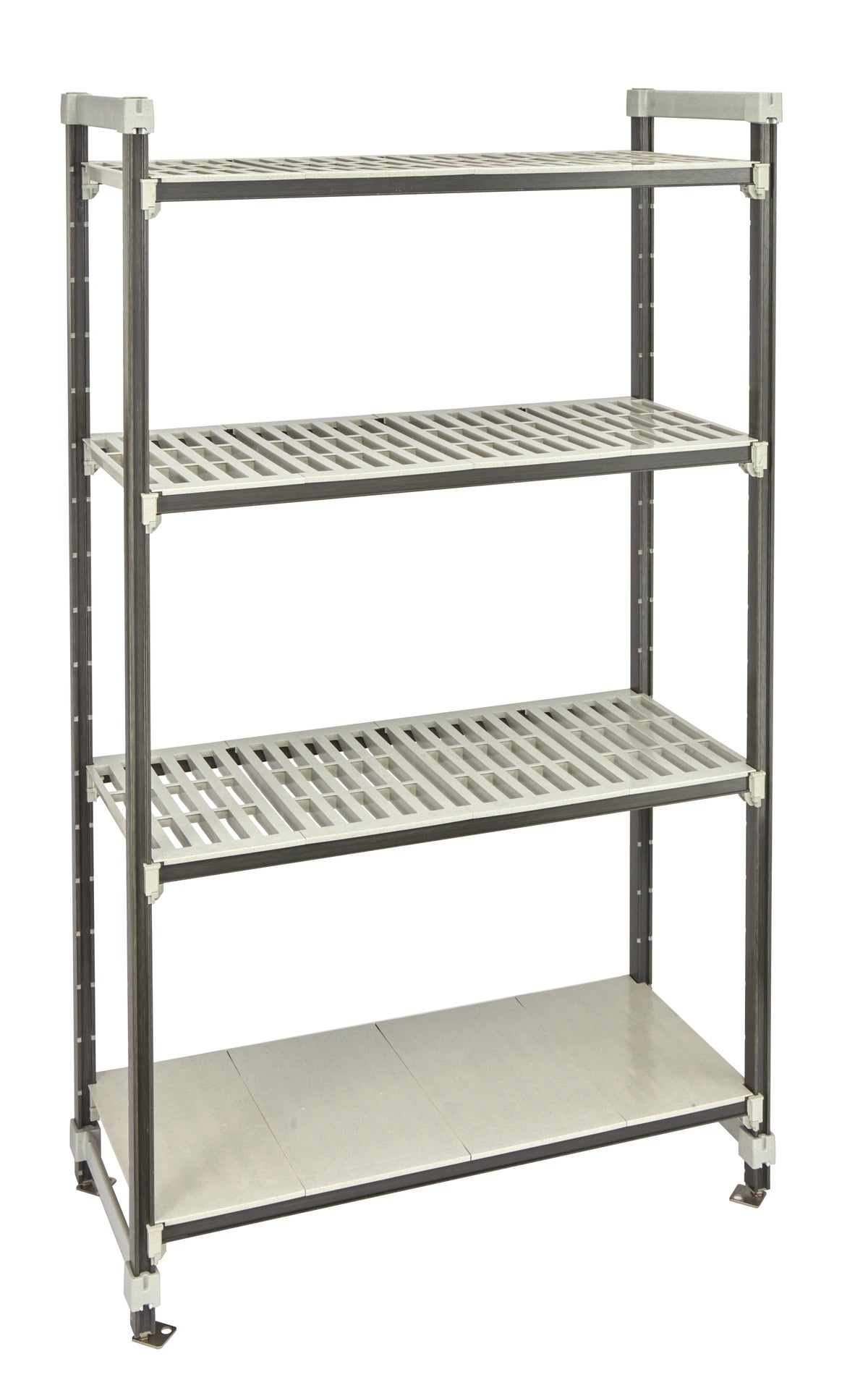 Cambro EST184281VS4480 Camshelving Elements XTRA 18x42 2400 lbs 4-Tier Track Shelving System
