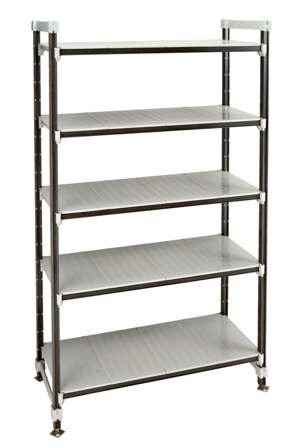 Cambro EST213681S5480 Camshelving Elements XTRA 21x36x81 2400 lbs 4-Tier Track Shelving System