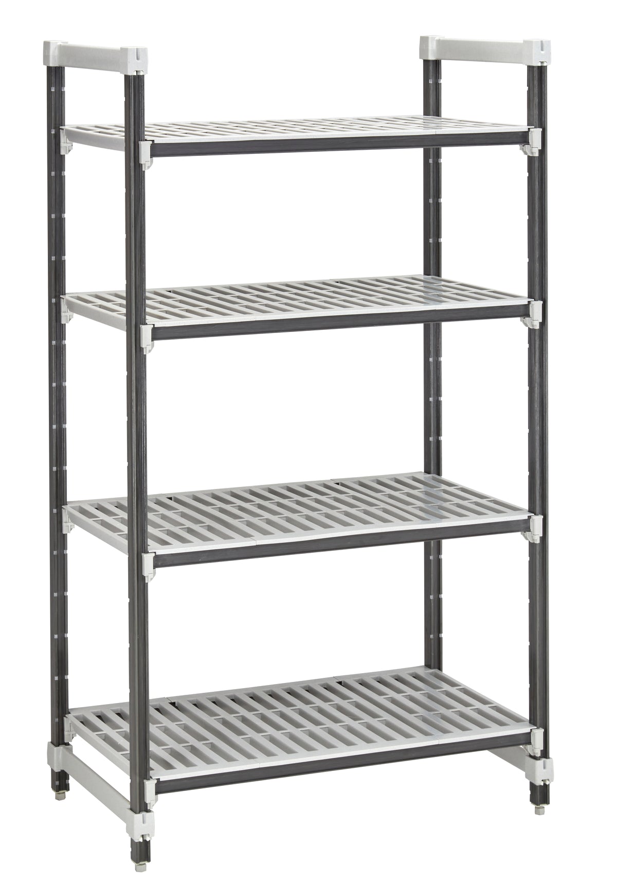 Cambro EXU184872V4480 Camshelving Elements 4-Shelf Vented Stationary Starter Unit - 18" x 48" x 72"