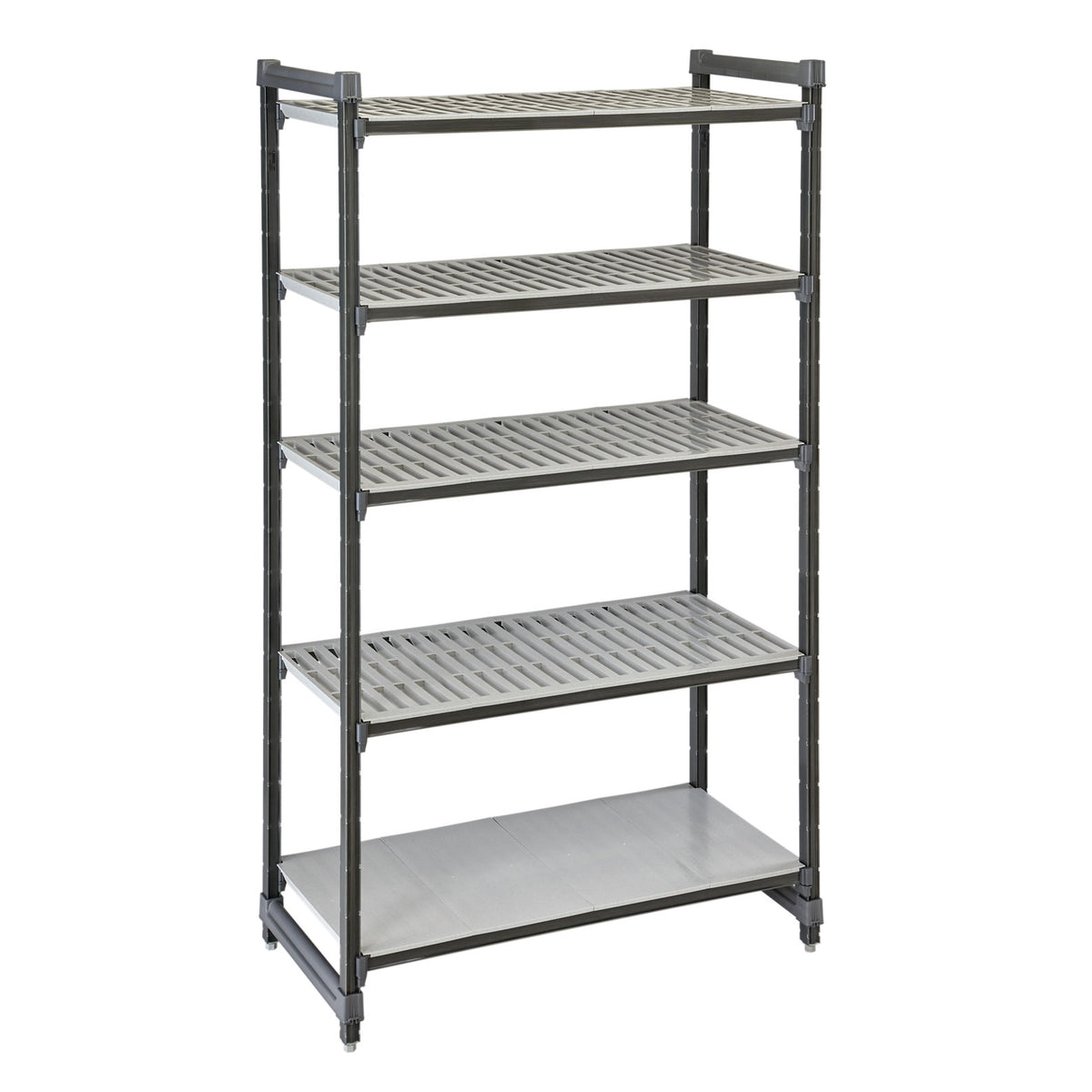 Cambro EXU242484VS5480 Camshelving Elements 5 Shelf Vented/Solid Starter Unit - 24" x 24" x 84"