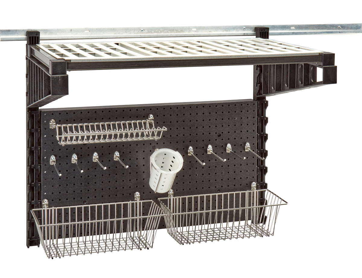 Cambro EWSA36PREP110 Camshelving Elevation Series Wall Shelving Prep Station Add-On Kit - 18" x 36"