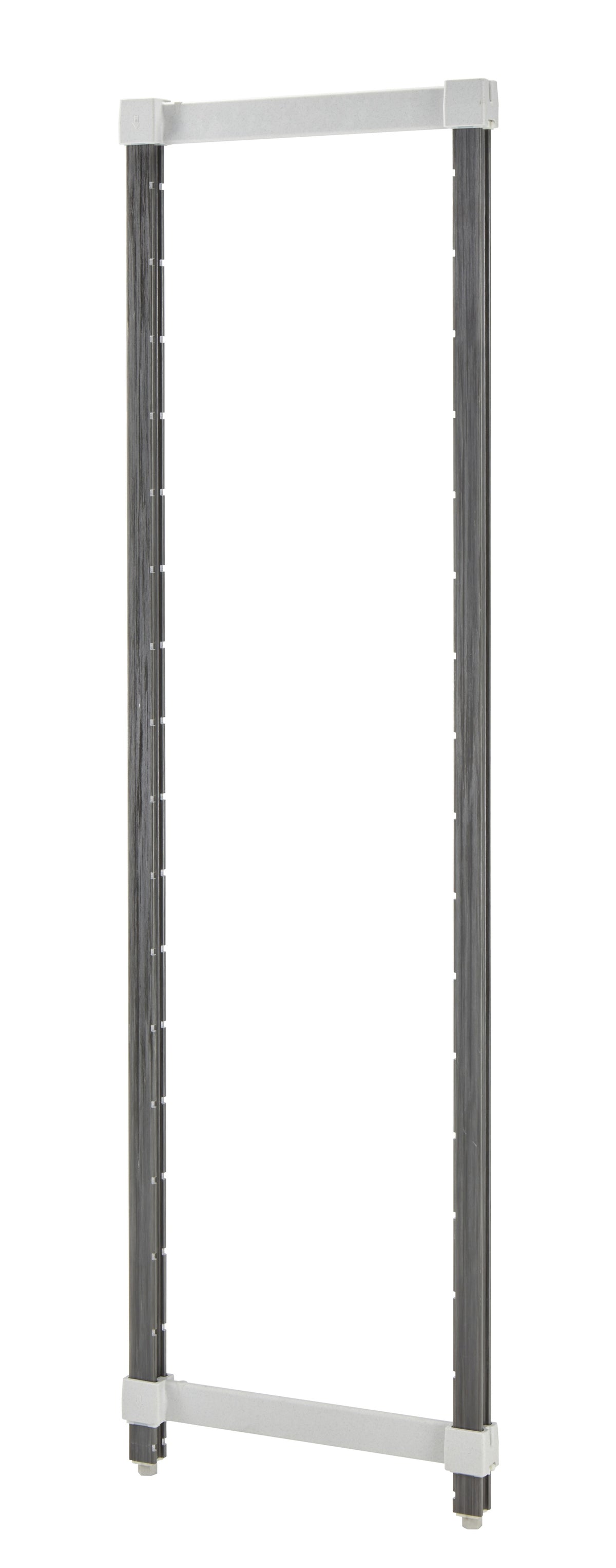Cambro EXPK2184480 Camshelving Elements XTRA Post Kit, 21.5W x 84.75H, Stationary, Speckled Gray, Plastic Finish