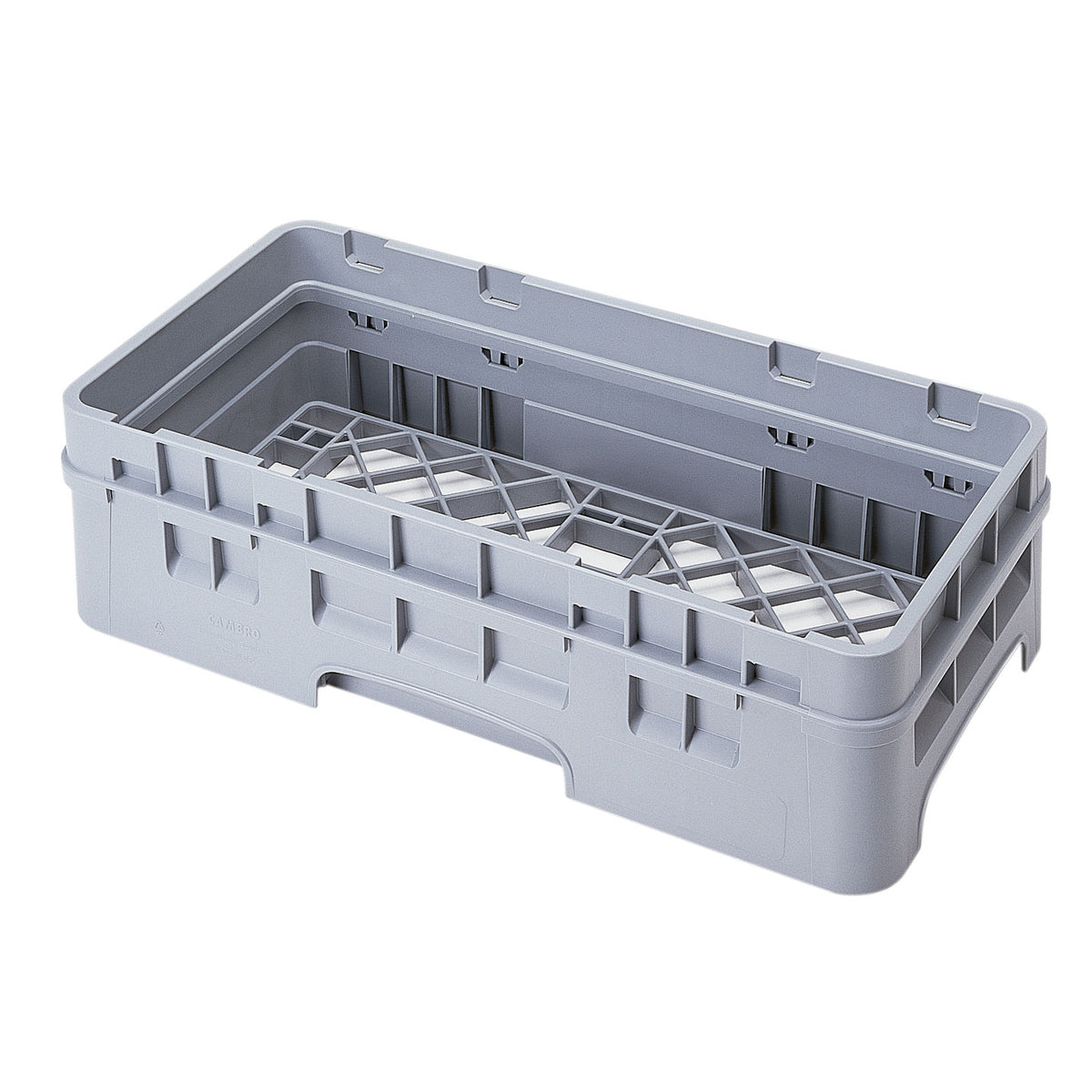Cambro HBR414151 Camrack Base Rack, Half Size, 19-3/4" x 9-7/8", Gray, Polypropylene, NSF Certified — Case of 5 pieces