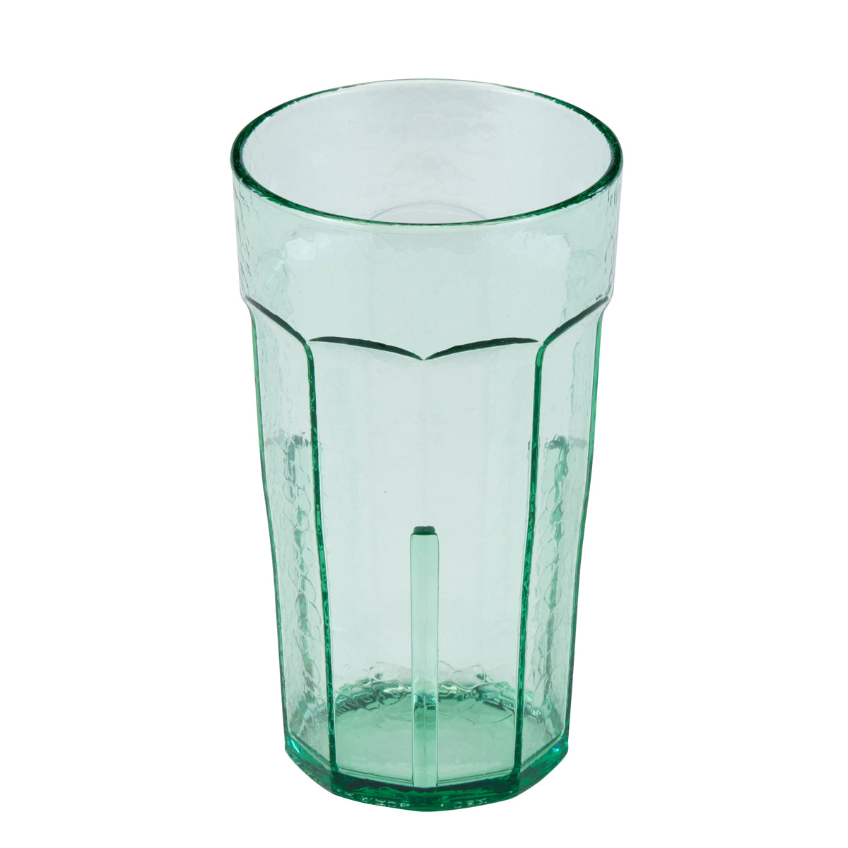 Cambro LT10427 Laguna Tumbler - 10 oz, Green Textured SAN Plastic, Hammered Finish, Impact-Resistant — Case of 36 pieces