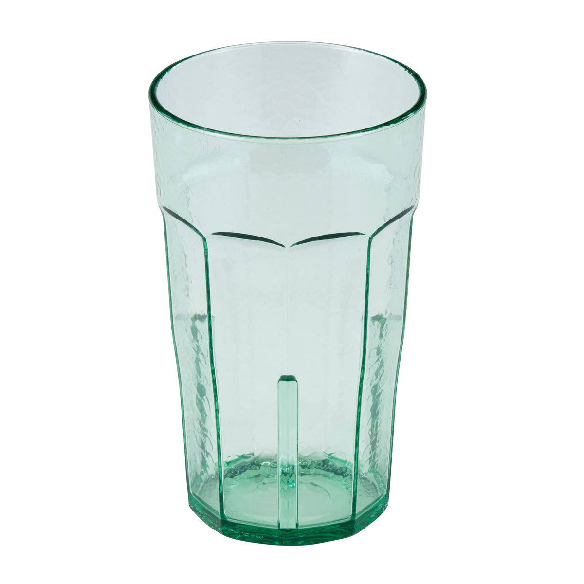 Cambro LT16427 Laguna Tumbler - 16 Oz (1 pt) SAN Plastic, Spanish Green, Textured Hammered Finish — Case of 36 pieces