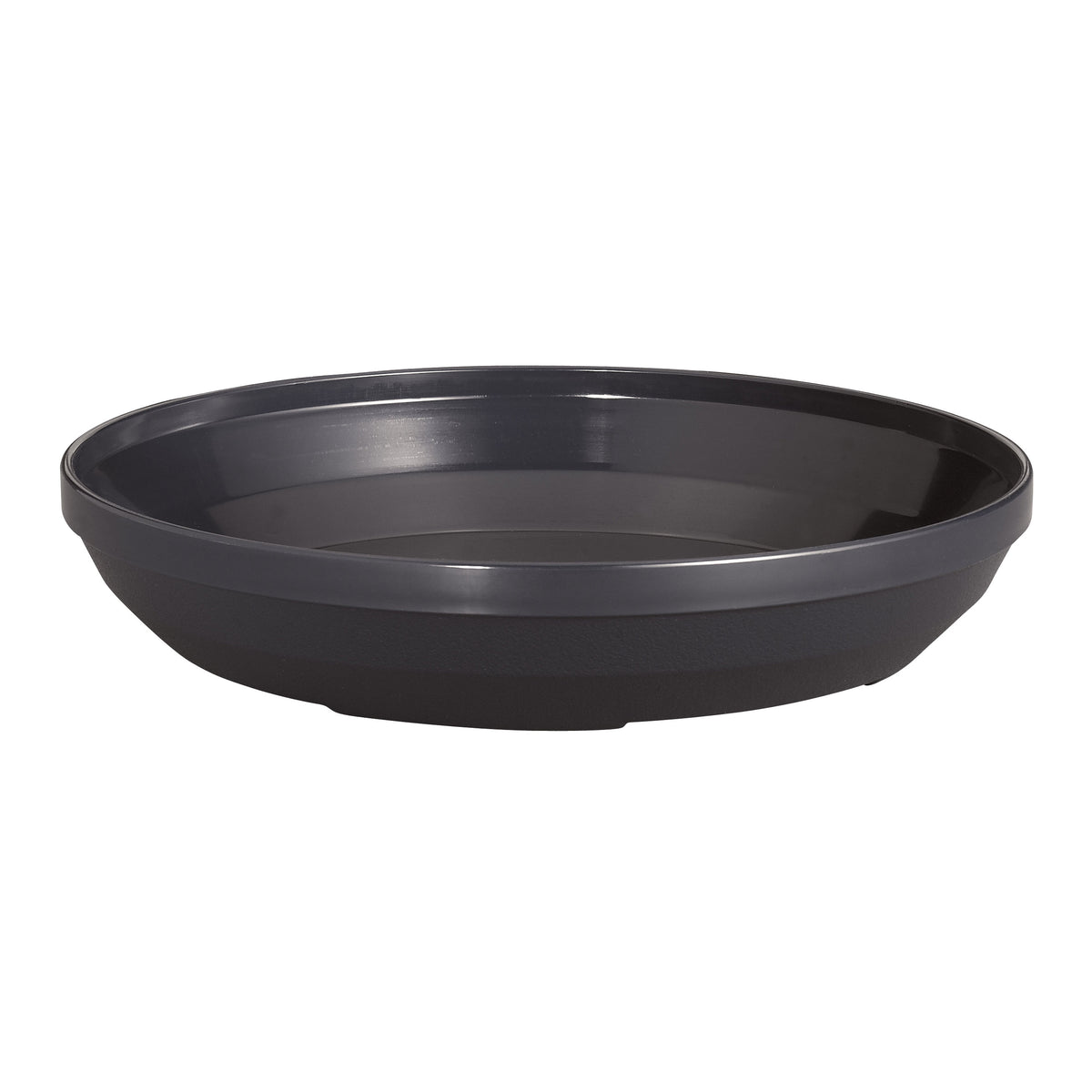 Cambro MDSL9110 Pellet Underliner, Fits 9-1/2" Pellet, 9" Dia, 1-4/5" H, Black Plastic — Case of 12 pieces