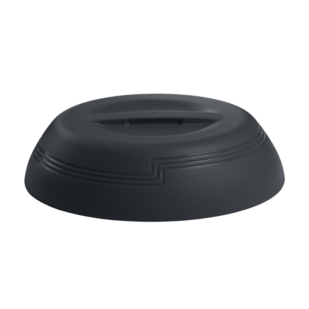 Cambro MDSLD9110 Dome Cover - 2-3/4" H Plastic Dome, Fits 9" Plate, 10-1/4" OD, Black, Made in USA — Case of 12 pieces