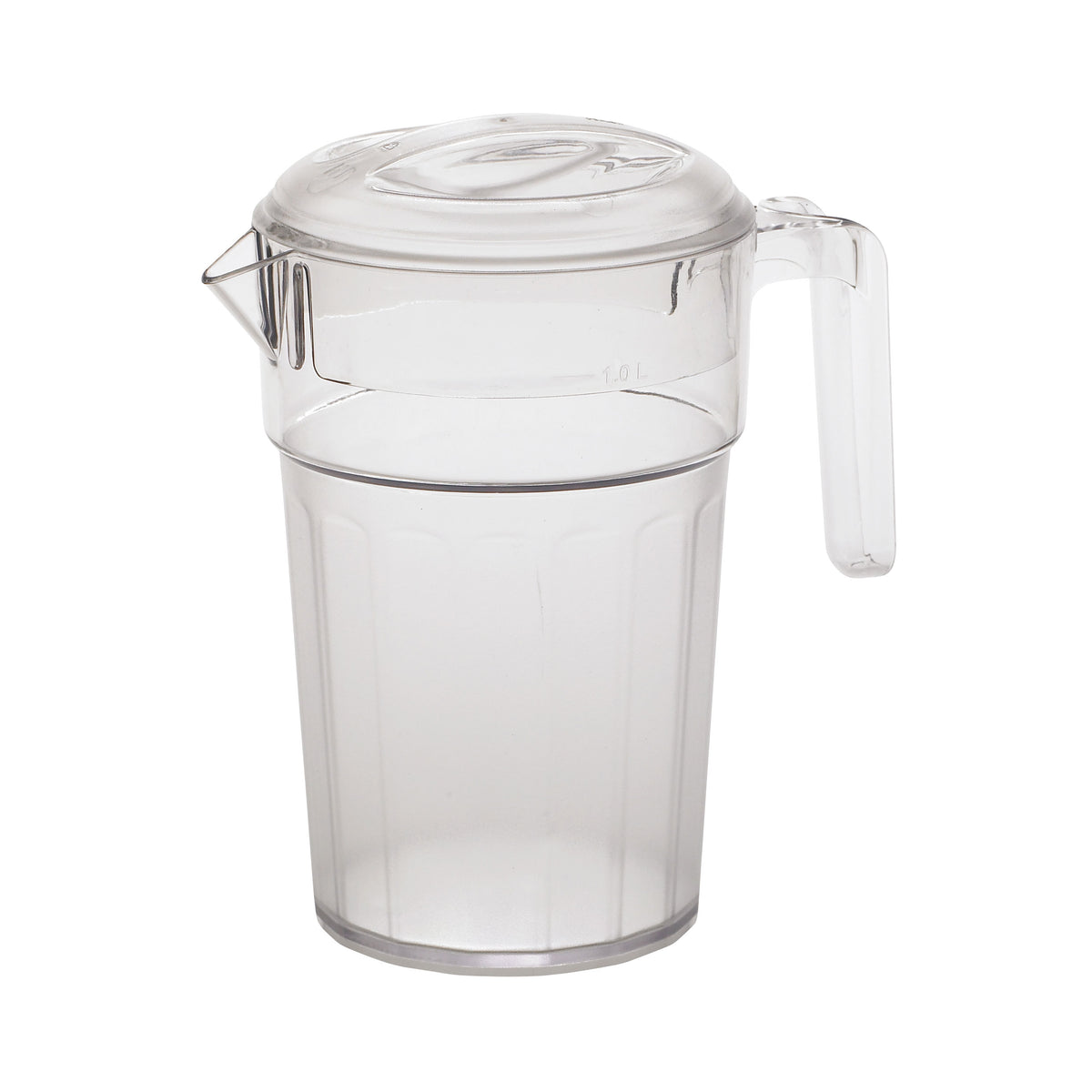 Cambro PC34CW135 Camwear Pitcher, 34 Oz., 6-2/3" Dia. X 7-1/2"H (With Lid), 3-Position Lid — Case of 6 pieces