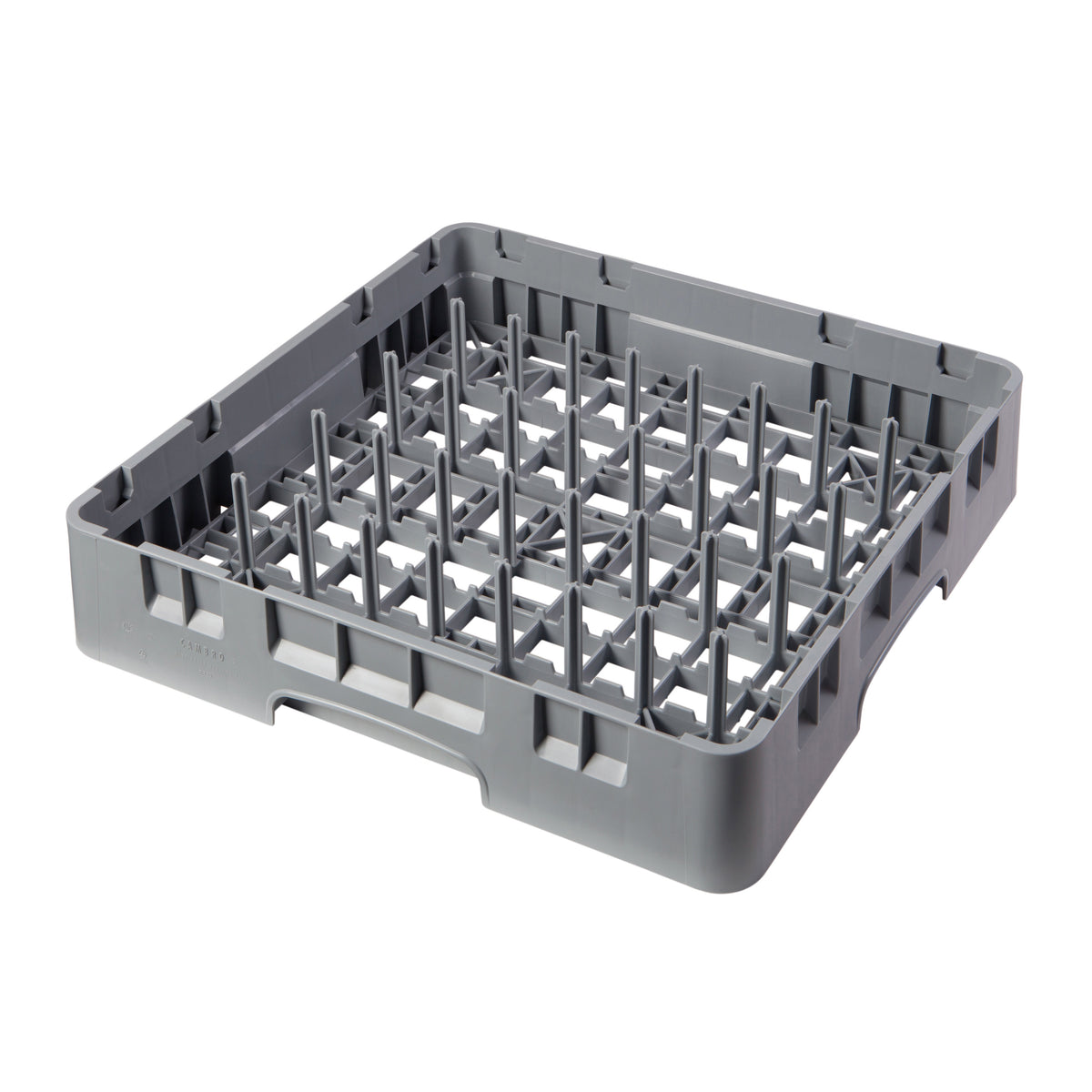 Cambro PR59314151 Camrack 5 x 9 Peg Rack, Full Size, Gray, NSF, 10" Deep Dish Plates, Smooth Sides, Round Corners — Case of 6 pieces