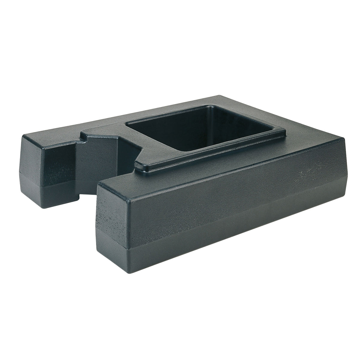 Cambro R1000LCD110 Dispenser Riser, 15-3/8" W x 19-1/2" D x 4-1/2" H, Black NSF Fits 1000LCD/UC1000