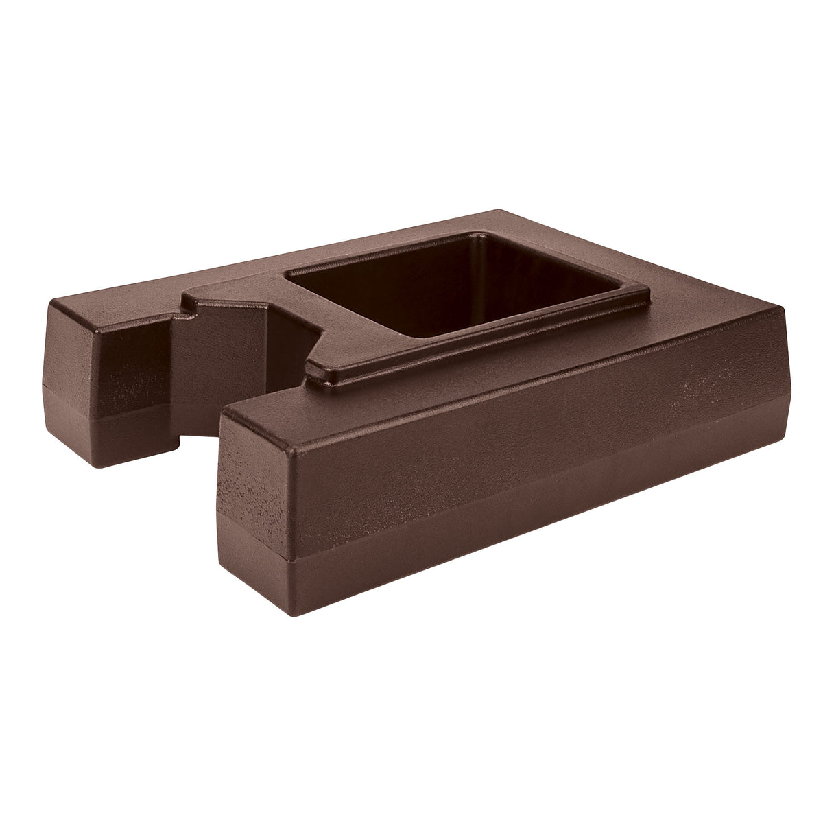 Cambro R1000LCD131 Riser - 15-3/8" W x 19-1/2" D x 4-1/2" H, Brown Plastic, Fits 1000LCD & UC1000