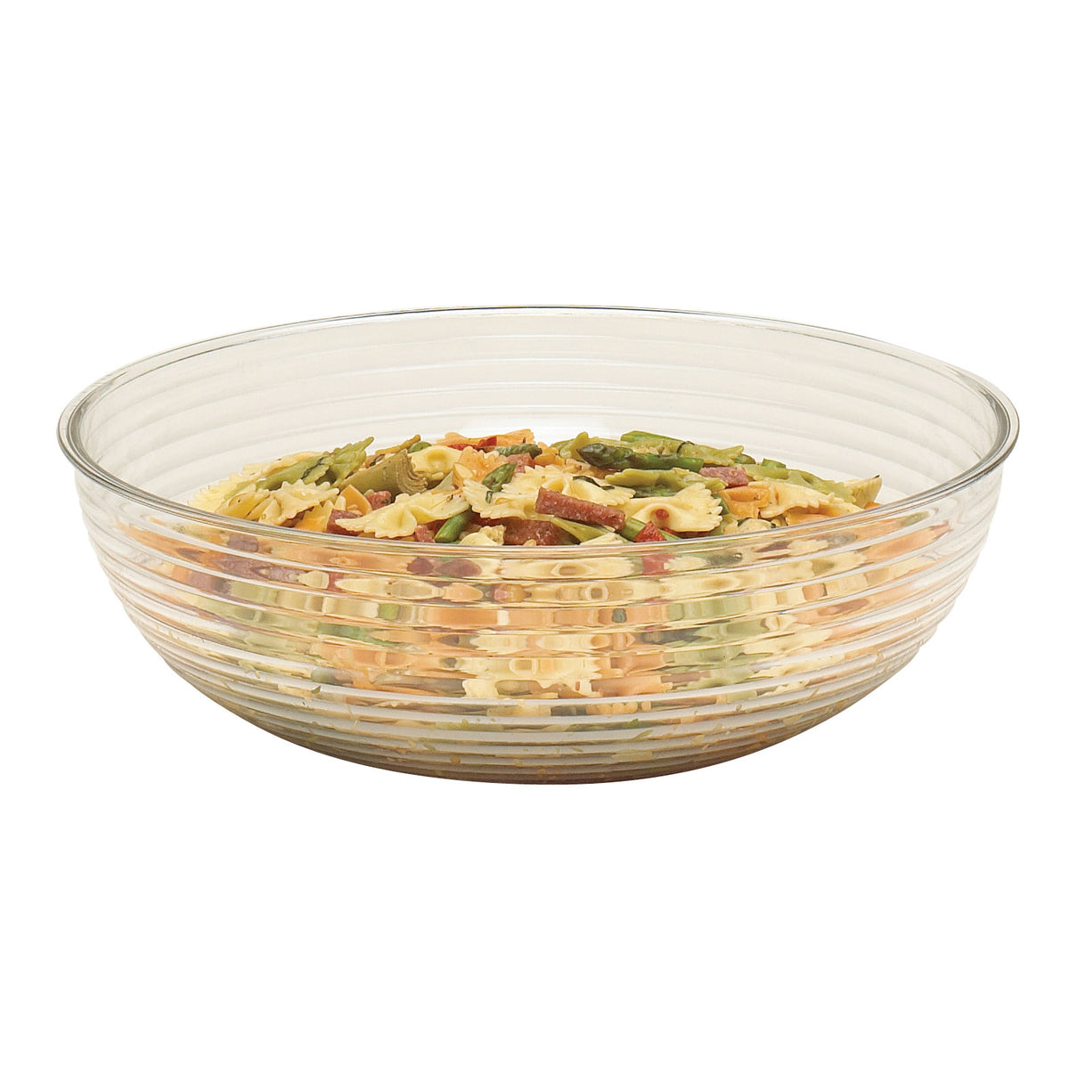Cambro RSB12CW135 - 5.8 Qt (12" Dia.) Clear Polycarbonate Round Bowl, Dishwasher Safe, Made in USA — Case of 12 pieces