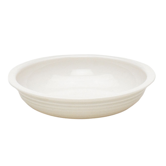 Cambro RSB6CW148 6" White Polycarbonate 18.8 oz Bowl, Ribbed, Dishwasher Safe, NSF, Made in USA — Case of 12 pieces