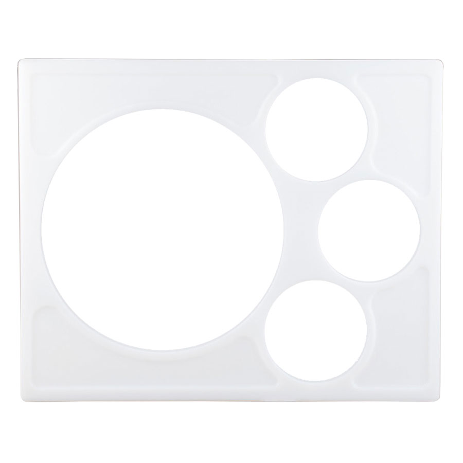Cambro SBH15191 Salad Bowl Holder 25-3/4" x 20-7/8" Gray Plast., 15" Bowl + 3 1.5/2.7Q, 4-R,NSF,USA