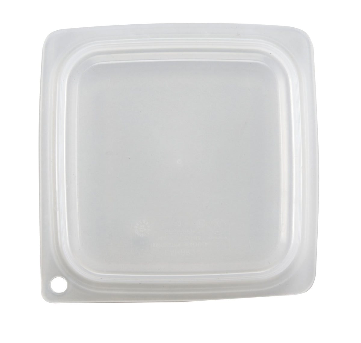Cambro SFC1FPPP190 Cover - 1-Quart FreshPro Container, Clear/Translucent Polyethylene, NSF — Case of 6 pieces