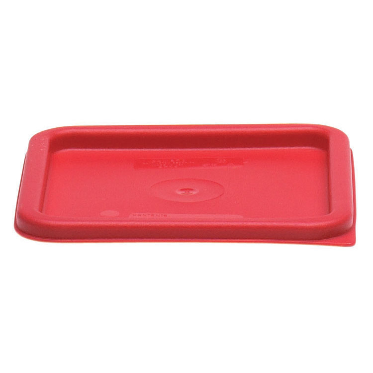 Cambro SFC6451 Seal Cover - Square PE Lid for 6-Qt & 8-Qt Containers, Rose Red, NSF-Approved — Case of 6 pieces