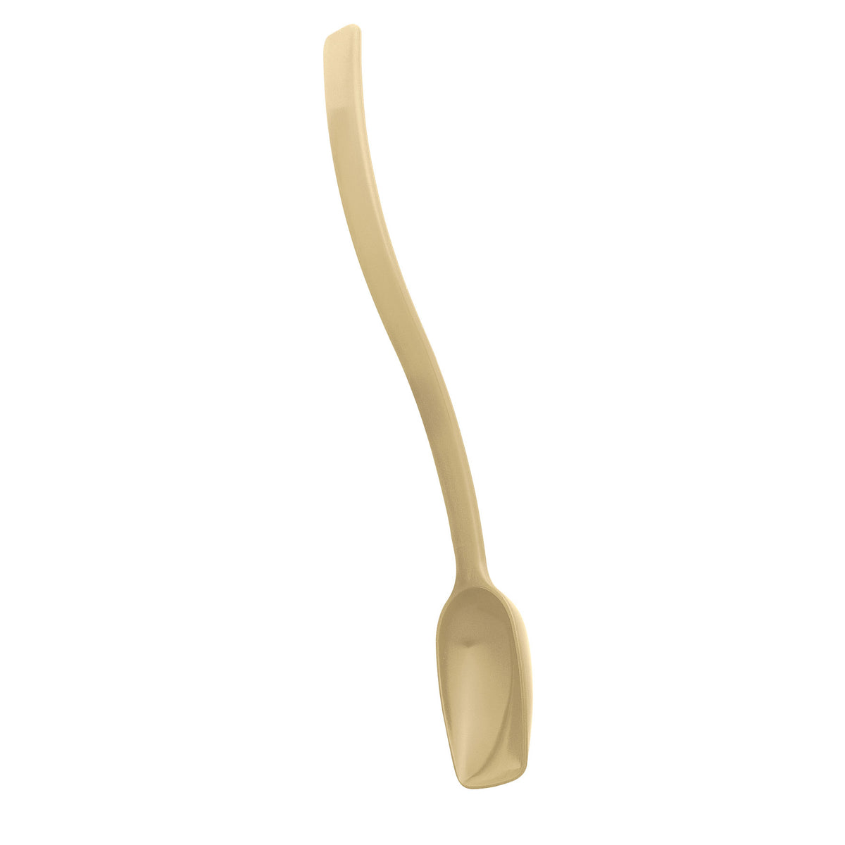 Cambro SPO10CW133 - 10" Buffet Spoon, 3/4 oz, 9-10" Beige Poly, Hanging Hole, NSF — Case of 12 pieces