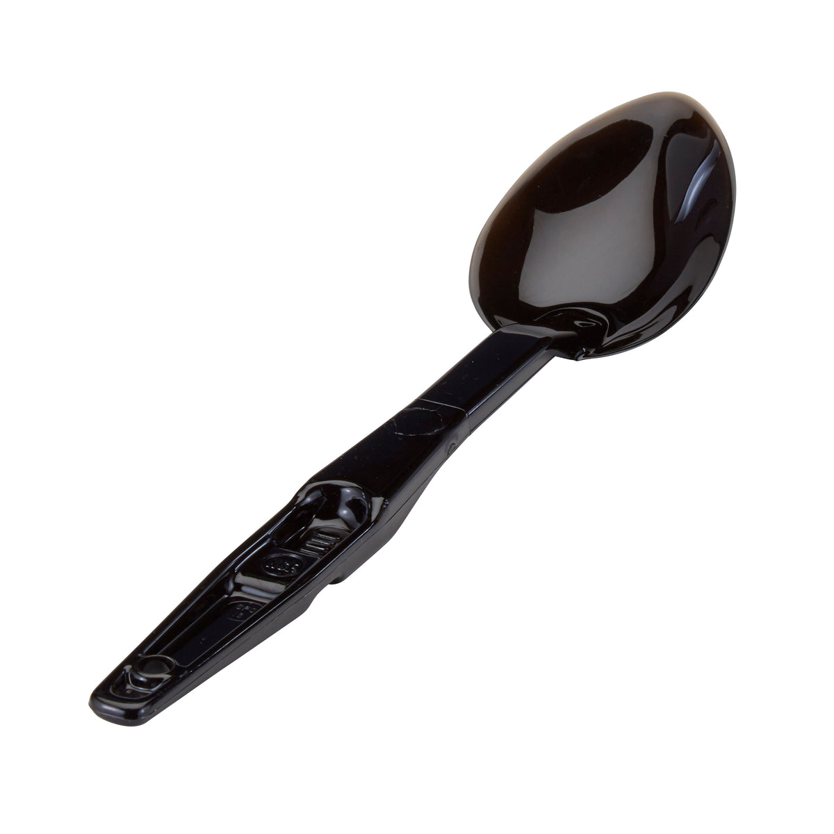 Cambro SPO13CW110 - Deli Serving Spoon, 13" Black Plastic, Back, Hanging Hole, NSF — Case of 12 pieces