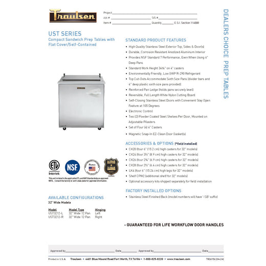 Spec Sheet