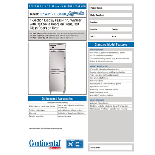 Spec Sheet