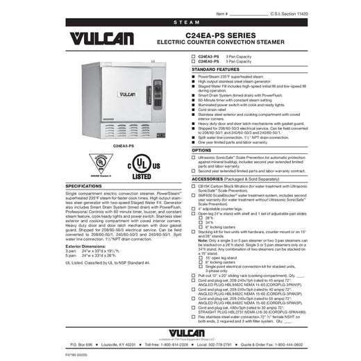 Spec Sheet