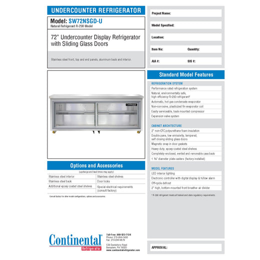 Spec Sheet