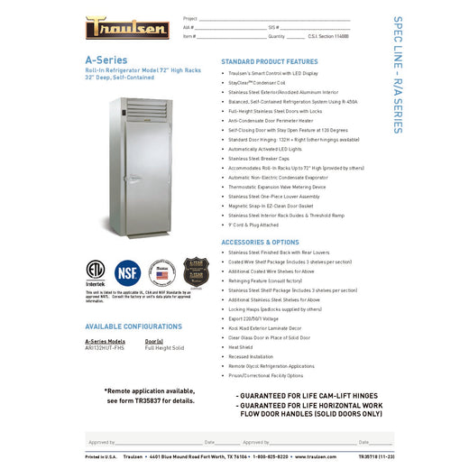 Spec Sheet