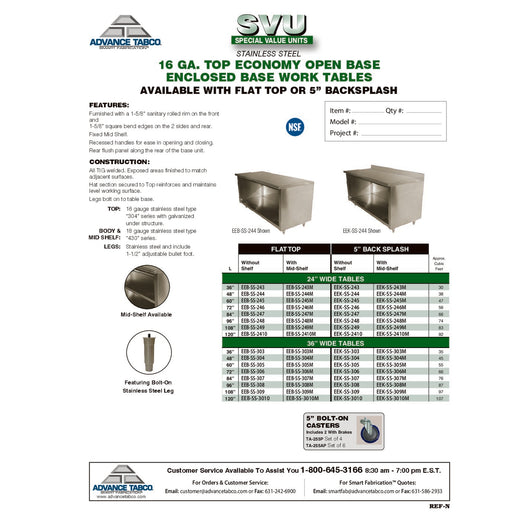 Spec Sheet
