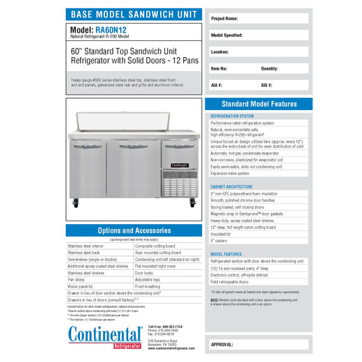 Spec Sheet