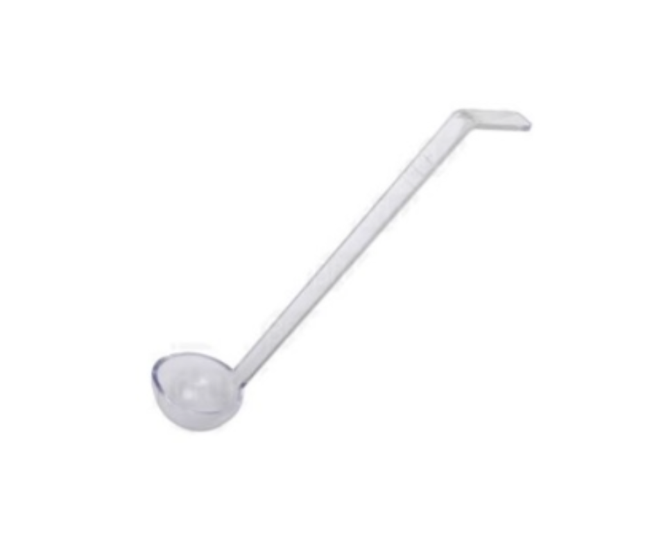 Concasse MCCPOL01T Salad Dressing Ladle — 1 oz, transparent