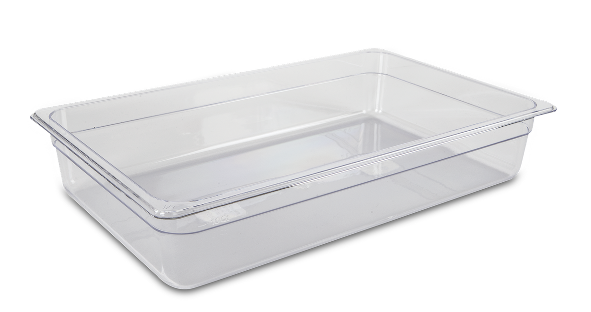 Concasse MCIP1115 Full Size Food Table Pan — full-size (1/1), clear