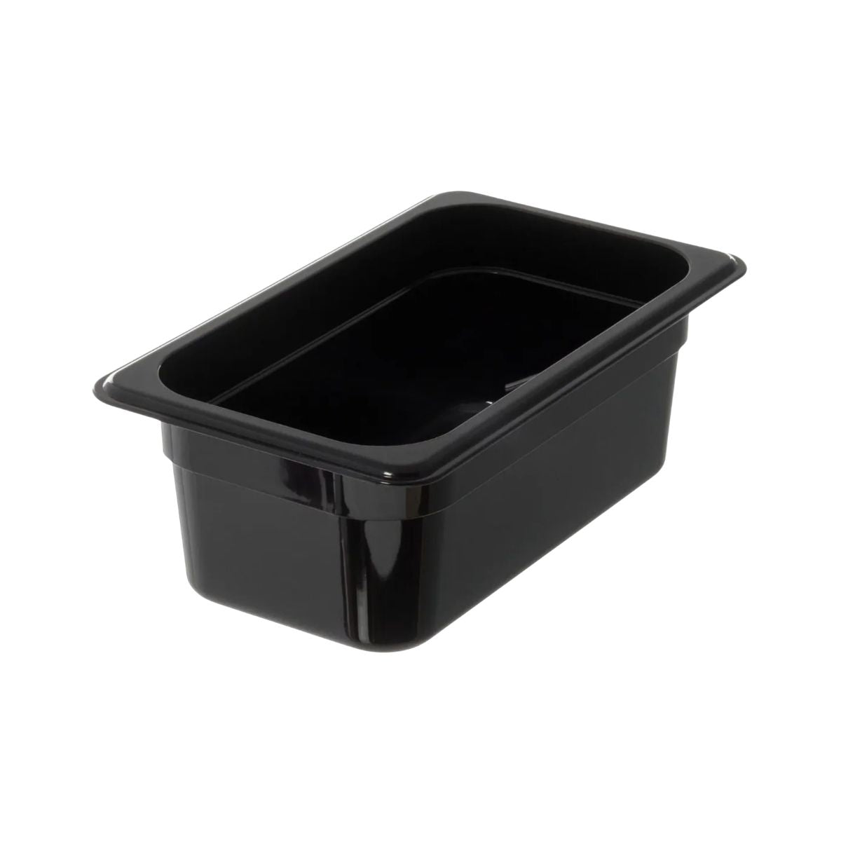 Concasse MCIP1410N Plastic Food Pan — 1/4 size, black