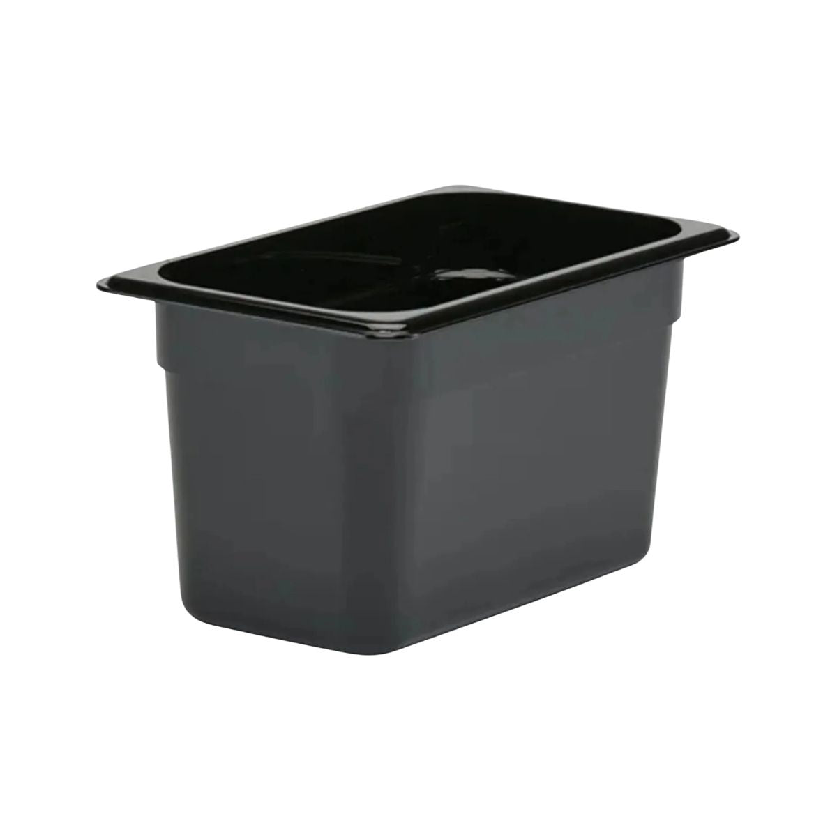 Concasse MCIP1415N Plastic Food Pan — 1/4 size, black
