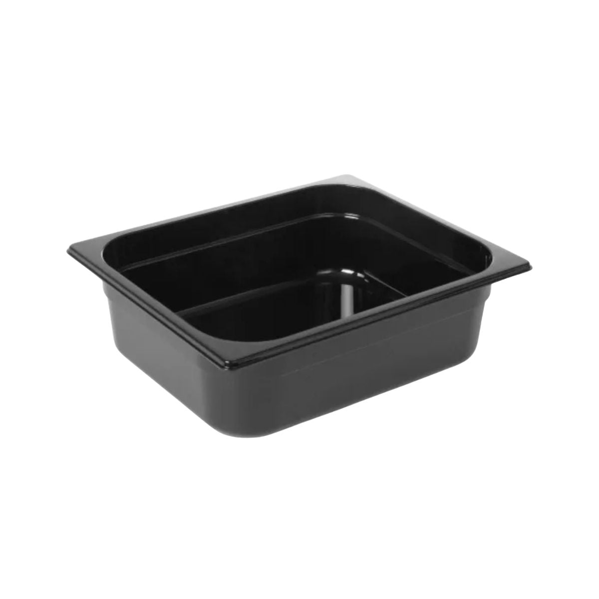 Concasse MCIP1606N Plastic Food Pan — 1/6 size, black