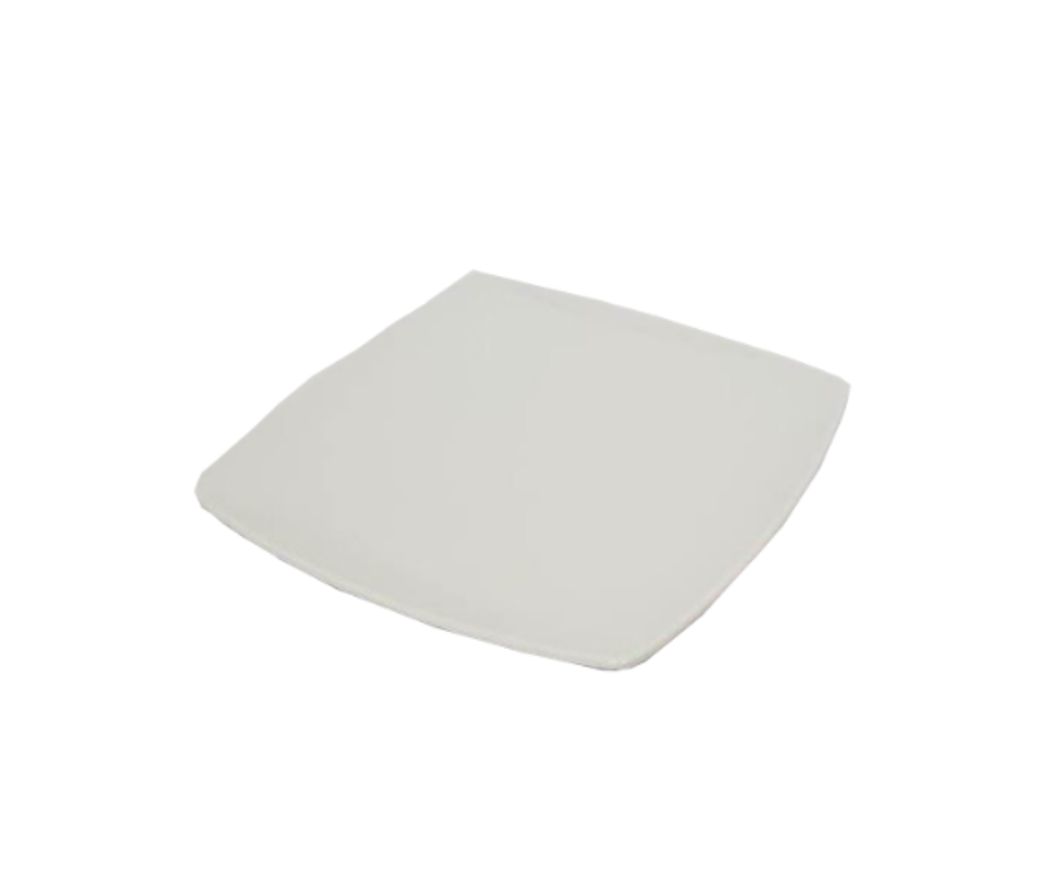 Concasse MCPLMCP21B Melamine Premium Square Plate ( — white