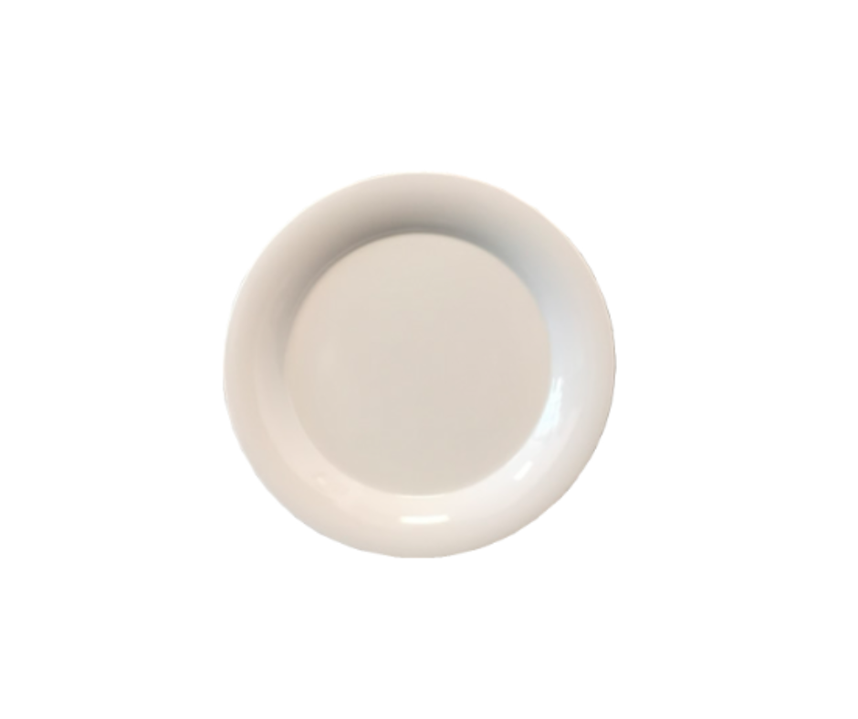 Concasse MCPLMRRP23 Melamine Premium Round Plate ( — white