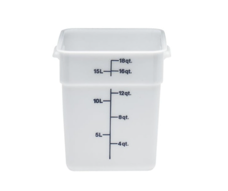 Concasse MCRCE15000 Square Storage Container — 18 liters