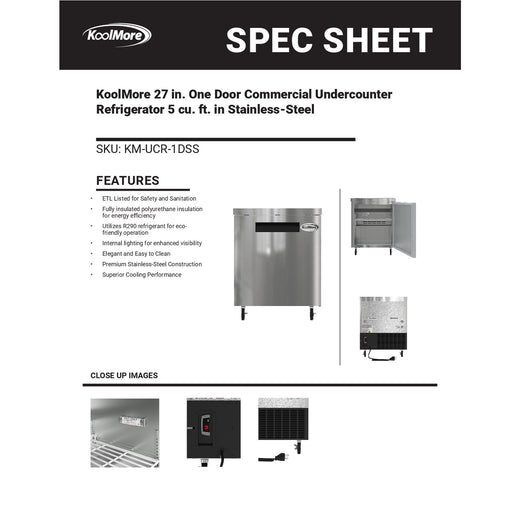 Spec Sheet