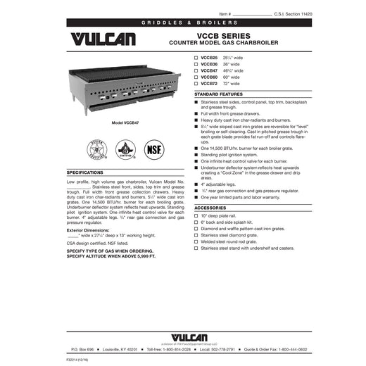 Spec Sheet